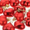 Decorazioni a forma di cuore rosso in plastica, set da 12 pezzi. 3