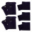 Small Jewelry Bags Dark Blue with Snap Button for Ring Storage 10Pcs 1