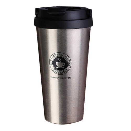 500Ml Stainless Steel Cup with Double Wall for Drinking Multi Color Use