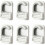 Free mop clips, wall hooks, and wall-mounted storage racks (6-pack, white).,z 1