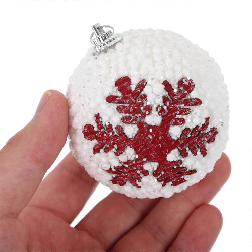 Boules de Noël à suspendre, 6 décorations pour sapin de Noël 2