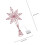 Pink Xmas Tree Topper Light for Christmas Tree Decor 1Pcs 2