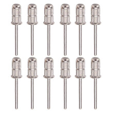 Polishing Grinder Nail Drill Bit for Use 12Pcs Practical Nail Tool Silver