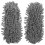 Grey Chenille Cleaning Mopping Slippers for Floor Cleaning with 2Pcs Soft Absorbent Soles 1
