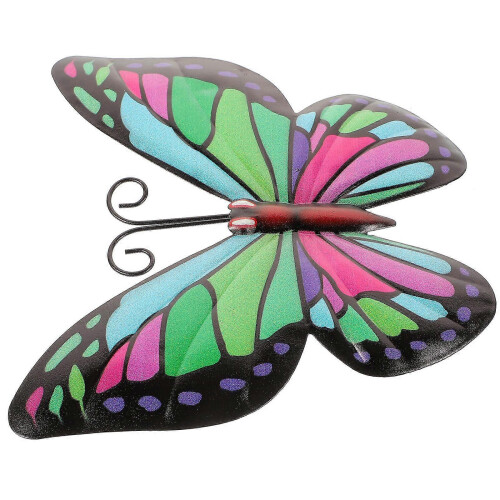 Décoration murale papillon en fer pour jardin