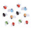 Plastic Plant Stem Clip for Garden Use with Ladybug Pattern 60Pcs 1