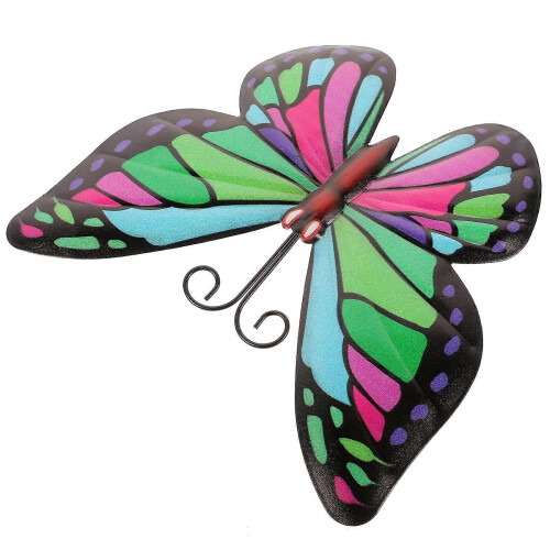 Décoration murale papillon en fer pour jardin 2