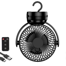 2025 8000mAh Akku-betriebener Clip-Ventilator, leise, starker Luftstrom, USB, z