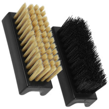Cleaning Brush Hard and Soft Brush for Shoe Cleaning 2Pcs Assorted Color