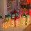 3Pcs Christmas Lighted Gift Boxes LED Xmas Present Boxes for Christmas Party Multi Color One Size 3