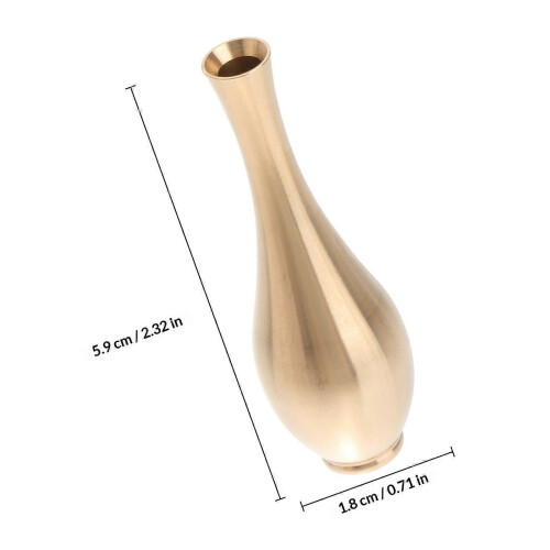 Mini Copper Vase Retro Vase for Storage 1Pcs Buddha Ornament Home Decor 1