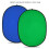 Photography reflector for portable green screen 2-color backdrop,z 2