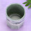 Green Marble Grain Pen Holder Ceramic Pencil Holder for Pen Holding 1Pcs Octagonal 4
