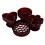 Creative Donut Makers Plastic Bread Molds for Kitchen Use 4Pcs Orange 1