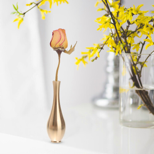 Mini Copper Vase Retro Vase for Storage 1Pcs Buddha Ornament Home Decor 2