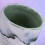 Green Marble Grain Pen Holder Ceramic Pencil Holder for Pen Holding 1Pcs Octagonal 5