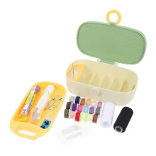 Scatola porta-aghi e filo da cucito, 1 set, kit portatile multiuso.