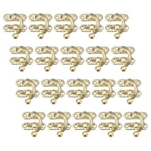 Metal Hasp Clasp for Door Use 20Pcs Vintage Horn Lock Wood Box Lock