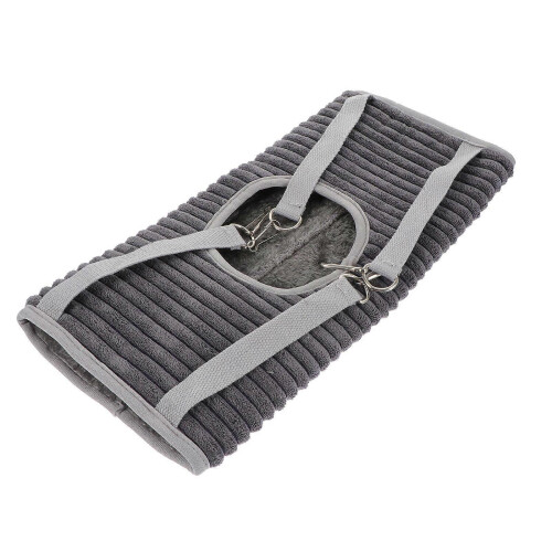 Small Pet Tunnel Plaything Hanging Hammock Warm Plush Bed for Ferret