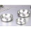 Seasoning Dish Stainless Steel Dish for Home Use 2Pcs Silver Appetizer Plate 3
