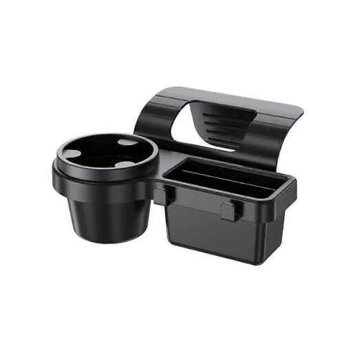 Car Window Rack Sturdy Load-Bearing Structure Spacious Interior Phones, Cups, Daily Essentials Black