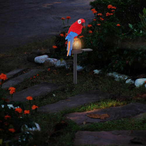 Gartensteckerlampe Papageienmotiv, 2er-Pack 1