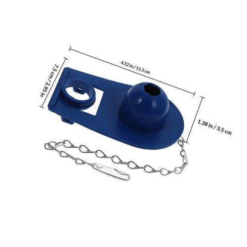 Universal Rubber Toilet Flapper Replacement Kit for Water Saving 1