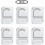 Free mop clips, wall hooks, and wall-mounted storage racks (6-pack, white).,z 2