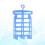 Home Drying Rack Blue Plastic for Pillow Multifunctional 4