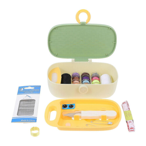 Scatola porta-aghi e filo da cucito, 1 set, kit portatile multiuso. 2