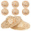 Beige Mini Straw Hat Small Top Hat for Wearing 8Pcs DIY Craft Decorations 2