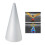 White Solid Cone for Decoration 10Pcs Kids DIY Craft Foam Accessories 1