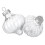 Palline di plastica decorative natalizie, 8 pezzi, trasparenti e riempibili. 1