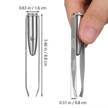 Tweezers with Light LED for Eyebrow Hair Removal Creative Tool