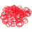 Plastic Red Binder Rings for DIY Loose Leaf Book Rings 100Pcs Set 5