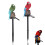 Gartensteckerlampe Papageienmotiv, 2er-Pack 1