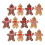 Lebkuchen-Hängedekorationen aus PVC, 12 Stück 5