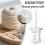 White Pla Yarn Holder Table Clip No-Drill Installation, Vertical Needle Tangle- Knitting and Crochet 3