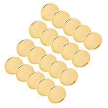 Golden ABS Binder Rings for Fixing Use with Smooth Surface and Flexible Arrangement 20 Pieces