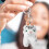 White Plush Tiger Keychain for Hanging Keys Cute Bag Charm 2