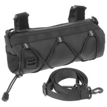 Fahrradtasche Lenkeraufbewahrungstasche mit großem Fassungsvermögen, schwarz, Nylon