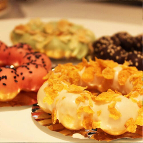 Creative Donut Makers Plastic Bread Molds for Kitchen Use 4Pcs Orange 2