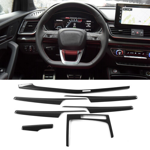 7PCS Carbon Zierleisten Ersatz Audi Q5 2018+ 1
