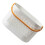 Plastic Shower Basket Portable Storage Basket with Handles Orange for Storage 1