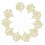 Glittered Leaf Christmas Decorative Leaf for Decoration Use 10Pcs 1