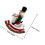 Christmas Nutcracker Wooden Nutcracker Soldier Ornament for Holiday Decorating 2