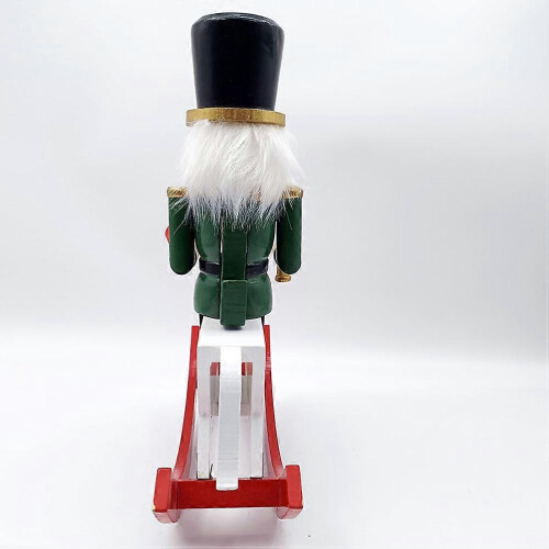Christmas Nutcracker Wooden Nutcracker Soldier Ornament for Holiday Decorating 2