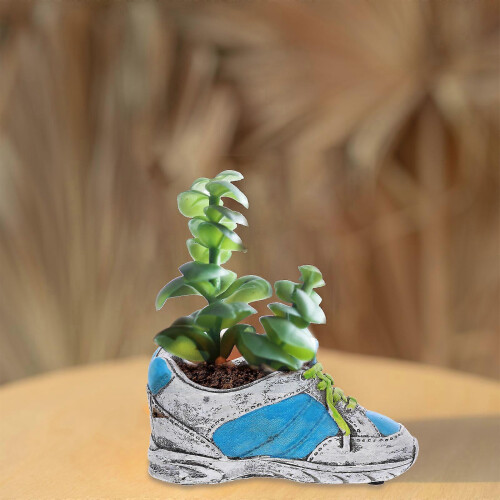Ceramics Flower Pot Imitation Shoe Planter for Succulent Use 2