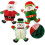 3 Hanging Christmas Honeycomb Decorations for Festive Holiday Decor 2