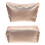 Golden Cosmetic Bags Portable Storage for Makeup 2Pcs PU 3